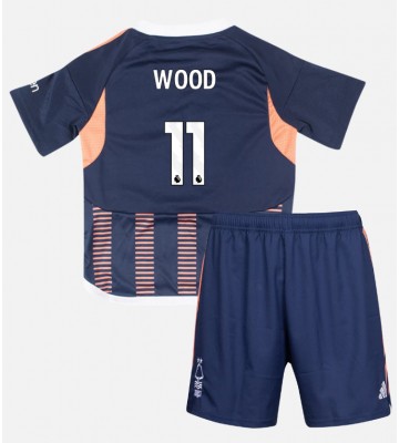 Nottingham Forest Chris Wood #11 Replika Babytøj Tredje sæt Børn 2023-24 Kortærmet (+ Korte bukser)